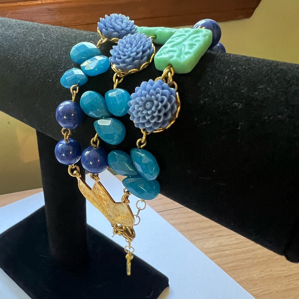 David Aubrey Boho Chic 3 Strand Bracelet - Picture 8 of 14